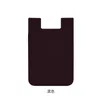 8.6cm Double Pocket Elastic Stretch Silice Cell Phe ID Credit Card Holder Sticker Universal Wallet Case Card Holder M6xO#