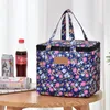Gedrukte Buiten Picnic Bag Ice Pack afhaalmaaltijden Insulati Pack Fresh Portable Lunch Box Tas Travel Food Storage Breakfast Bag O4ou#