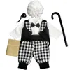 Conjuntos de roupas para bebês meninos po roupas nascido cosplay vovô foto presente