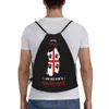 Sardinia is mijn therapie Drawstring Backpack Women Men Gym Sport Sackpack Portable Italië Flag Italia Pride Training Bag Sack B9ZX#