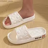 home shoes New Summer Cartoon Bear Non-slip Soft Slides Lithe Sandals For Men Mule Women Indoor Shoes Couple Home Slippers Cosy Flip Flops Y240401