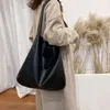 Borsa di lusso Totes Borse a tracolla in pelle vintage Pu per le donne Borsa da negozio in morbida pelle di grande capacità per donna Confezione mochila Z4lC #