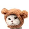 Costumi per gatti Pet Year Puntelli Cappello per Bichon Orecchio di peluche per cane regolabile 2 pezzi