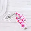 Decorative Flowers 2 Pcs Fake For Party Simulation Artificial Indoor Wedding Imitation Orchid