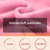 Blankets USB Velvet Heating Shawl Throw Soft Cozy Wearable Heated Poncho Blanket For Car Office Home Travel