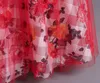 Lovely Red Pink Blue Jewel Girl's Birthday/Party Dresses Girl's Pageant Dresses Flower Girl Dresses Girls Everyday Skirts Kids' Wear SZ 2-10 D331088