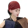 Foulards des chapeaux turban respirants mode Fashion Muslim de dentelle de dentelle élégante tête d'été enveloppe les femmes