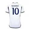 23 2024 Vini Jr Soccer Jerseys Bellingham Fan Fans Version версии Vaerde Modric Camavinga Asensio Tchouameni Real Madrid 23 24 футбольная рубашка мужские детские наборы футбольные майки