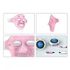 Masque facial en silicone électrique en forme de V levage du visage amincissant masseur anti-rides dispositif de thérapie EMS machine de beauté 240320