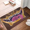 Carpets DnD Game Non-slip Doormat Mimic Mouth Bath Kitchen Mat Welcome Carpet Indoor Pattern Decor