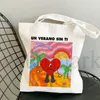 TOTE BAG-HARRY-STYL-HARRY'S-HOUSE- Canvas un verano sin ti muzyczny album torebka nadruk zło króliczka swobodne torby ręczne zakupy o7dv#