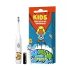 Tandborste vattentät elektrisk tandborste vit sterilisering mjuk pälsvattentät spolning en barns produkter mjuk tandborste