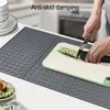 Table Mats Sturdy Place Mat Non-slip Good Heat Insulation Dishwasher Safe Home Kitchen Dish Cup Draining Pad