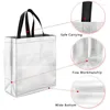 Shopping Bags 12 Pack Grocery Bag Multipurpose Non-Woven Large Tote With Handle Eco Reusable Present For Party/Shopping