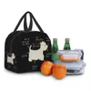 Westie Dog Anatomy Sac à lunch Femmes Cooler chaud isolé Bento Box pour l'école étudiante West Highland White Terrier Sacs à lunch U9AU #