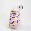 Vestuário para cães bonito camuflagem colete estilo pet cães duas pernas algodão casaco de inverno quente pequeno filhote de cachorro roupas