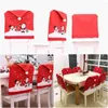 Chair Covers Christmas Santa Claus Gnome Cover Merry Decorations For Home Navidad 2024 Xmas Decor Gifts Year2024