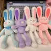 Plush Pendant Keychain Serve Super Cute Rabbit Bag Cartoon Car Jewelry Bag Pendant Children's Gift Free Shipping DHL/UPS