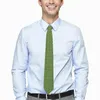 Cravates d'arc vert Geo Print cravate à carreaux cou de mariage classique élégant pour hommes personnalisé collier de bricolage cravate cadeau d'anniversaire