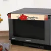 Рождественские украшения 2024 Hilding Hander Covers Santa Clausmicrowave Духой посудомоечная машина для посудомоечной машины Coverxmas Год