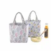 Lunch Tas Koeler Tote Draagbare Geïsoleerde Box Thermische Koude Voedsel Ctainer School Picknick Voor Mannen Vrouwen Kinderen Reizen LunchBox d6a5 #