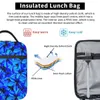 lancheira lanche de lancheira tropical portátil para crianças Blue FRS School Bag do Cooler Leisure Oxford Thermal Tote Bolsa M8G4#