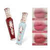 Flower Knows Strawberry Rococo Series Cloud Lip Cream Lip Gloss Långvarig sammetläpp Tint Lipstick för kvinnor Cosmetic 240321