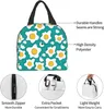 Kawaii Fried Egg Lunch Board Sac à lunch réutilisable pour la boutique de pique-nique de voyage Consulter de nourriture pour femmes hommes adultes C9do #