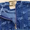 Traje de moda para mujer Estilo retro americano ChestTop Chaleco de mezclilla Conjuntos de dos piezas Pantalones casuales de pierna recta adelgazantes de cintura alta 240329