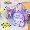 Kawaii Lunch Bag Femmes Mignon Ours Pique-nique Voyage Thermique Boîte De Petit-déjeuner Filles École Enfant Cvenient Boîte À Lunch Fourre-Tout Sacs Alimentaires 118 G8LI #