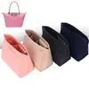 Make Up Organizer Feel Insert Bag For Women Handbag Travel Inner Purse Portable Cosmetic Påsar Passar olika väskor P9RI#