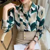 Frauen Blusen Damen Chiffon Chic Koreanischen Stil Elegante Frauen Top Langarm Casual Büro Shirts Camisas Y Blusas Chemise Femme