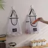 Sacs de magasin de grande capacité Alimentaire Fruits Légumes Organisateur réutilisable Sac Sacs à main en maille Sacs de rangement de cuisine suspendus anti-poussière W66O #