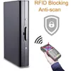 10 بطاقات RFID حامل بطاقة الائتمان حامي بطاقة الائتمان المعدنية محفظة Busin حامل للرجال حزمة هدايا للنساء W9BQ#