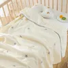 Couverture coton respirant Coton Swaddle Counceau de sommeil serviette enveloppante de bébé confortable pour le nourrisson Great douche cadeau