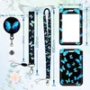 1pc Fi Butterfly Lanyard Card Holder Keychain Hanging Rope Phe Neck Strap ID Badge Campus Bankkort Cover Case Gift F3PL#