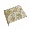 Sac de maquillage pour femmes Vert Or Frs Grande capacité Rouge à lèvres Air Cushi Sac de rangement Portable Toile Embrayage Trousse de toilette Ins B7SC #