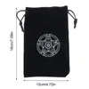 Veet Pentagram Tarot Oracle Cards Storage Bag Runes CStellati Witch Divinati Accories smycken DICE DrawString Package X1QW#