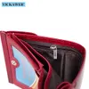 Vickaweb Mini Wallet Women本物の革の財布fiワニhaspショートウォレット女性の小さな女性財布と財布209 T5DQ＃