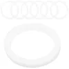 Dinnerware 20 Pcs Mason Jar Gasket Seal Ring Rings Replacement For Jars White Sealing Home Gaskets