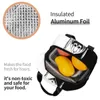 Noir et blanc Unus Annus Sac à lunch isolé thermique Memento Mori Ethan Mark Hourglass Portable Lunch Ctainer Food Box B03z #