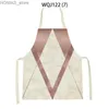 Schöpfer Geometrie Küche Schürze Frauen Pinal vor Kinder Schürze Erwachsener Schürze Custom Apron Haushaltsreinigungsbedarf Küche Schürze Y24040115BL