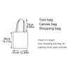 Sacs de magasin pour dames carto à double imprimé Prince Fox Planet Planet Handable Sac de tissu pliable sac Casaul Style Canvas Tote P9NX #