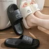 home shoes Fashion Summer Couple Non-slip Flat Slides Lithe Thin Seabeach Sandals Men Women Casual Slippers Ladies Home Indoor Flip Flops K442 Y240409