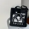 japońskie anime kawaii y2k płótno torba słodka worek carto ulzzang duża pojemność harajuku torby na ramię