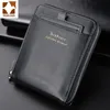 Moeda bolsa masculina 2023 novo couro titular do cartão masculino zíper curto desigh masculino vintage bolso carteiras billeteras para hombre i7rX #