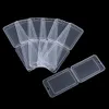 10pcs Couverture de carte transparente imperméable COVER RIGID PLASTIQUE DES CARDES DE BUSE BUSIN CARTES DE CRÉDIT BANDE CARTE BANDE SLIPTE PROTECT S85M #