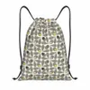 scribble Acorn Cup Slate Orla Kiely Print Drawstring Backpack Women Men Sport Gym Sackpack Foldable Training Bag Sack e9qT#