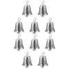 Party Supplies 10 PCS Vintage Decor Bell Pendant Necklace Charms för smycken som tillverkar Crafting Bells Armband Legel Liten brud