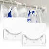 Shower Curtains Curtain Rods Rod Holders 2.6 X Inch 2pcs Drill-Free Holder Wall Mounted